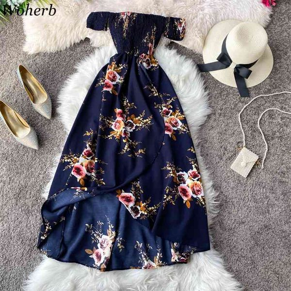 pring floral women dress short sleeve off shoulder summer dresses beach style elegant long vestidos 210519, Black;gray
pring floral women dress short sleeve off shoulder summer dresses beach style elegant long vestidos 210519, Black;gray