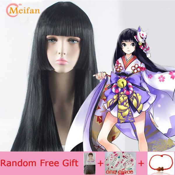 long straight cosplay wigs with bangs synthetic purple halloween lolita anime party for women1, Black
long straight cosplay wigs with bangs synthetic purple halloween lolita anime party for women1, Black