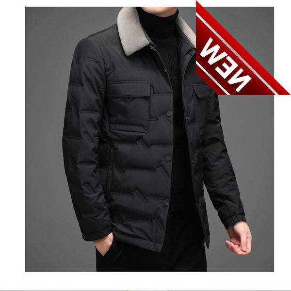grade new brand casual fashion 2021 down coats men windbreaker with fur collar winter parka jacket designer mens clothing, Black
grade new brand casual fashion 2021 down coats men windbreaker with fur collar winter parka jacket designer mens clothing, Black