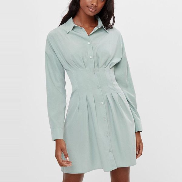 casual dresses vintage women solid shirt dress fashion long sleeve buttons turn down collar mini vestidos streetwear, Black;gray
casual dresses vintage women solid shirt dress fashion long sleeve buttons turn down collar mini vestidos streetwear, Black;gray