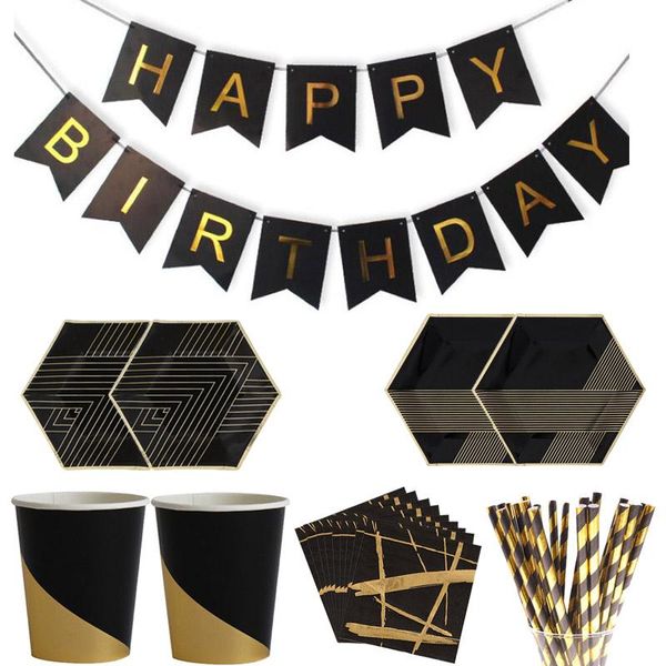 disposable dinnerware black gold stripe party decoration festival supplies paper napkins cups plate graduation halloween tableware set
disposable dinnerware black gold stripe party decoration festival supplies paper napkins cups plate graduation halloween tableware set