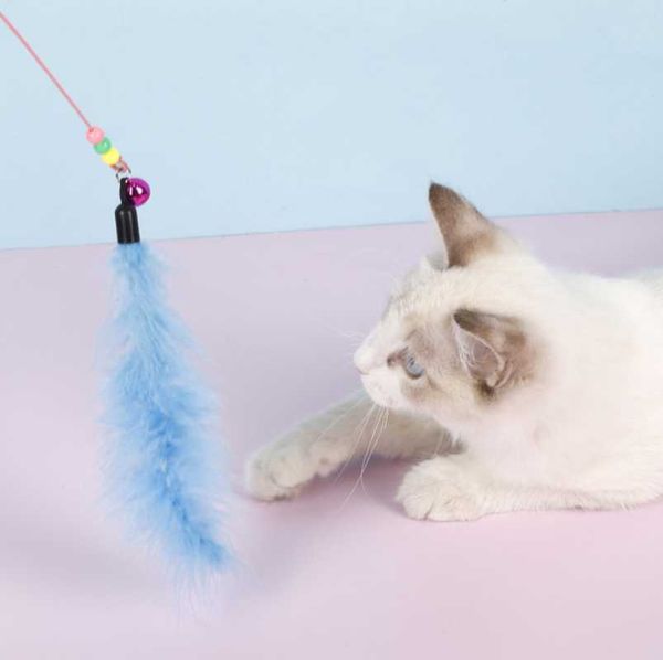 cat toys 200pcs funny stick colorful turkey feathers tease interactive pet for ductile steel wire supplies
cat toys 200pcs funny stick colorful turkey feathers tease interactive pet for ductile steel wire supplies