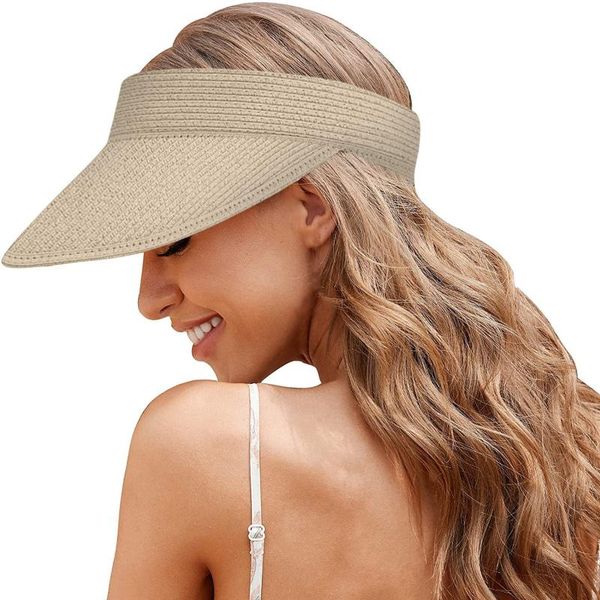 wide brim hats 6 colors beach hat woman's summer sunhat sun protection knitting collapsible fashion casual sombrero para el sol de muje, Blue;gray
wide brim hats 6 colors beach hat woman's summer sunhat sun protection knitting collapsible fashion casual sombrero para el sol de muje, Blue;gray