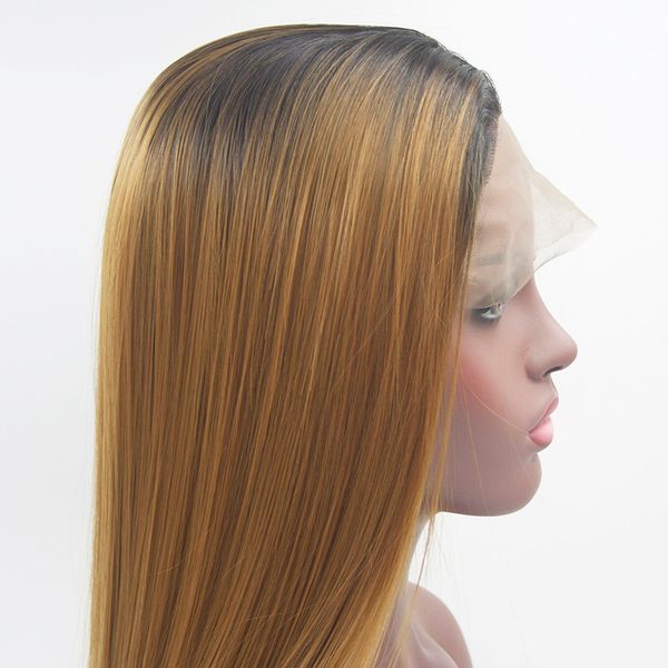 soft smooth 26 ombre blonde lace front synthetic wig long straight with baby hair middle part heat resistant fiber hairfactory direct, Black
soft smooth 26 ombre blonde lace front synthetic wig long straight with baby hair middle part heat resistant fiber hairfactory direct, Black