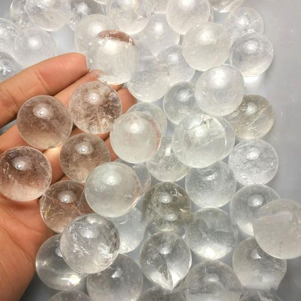 1pcs 16-28mm clear natural quartz crystal sphere balls ball home decoration craft decorative objects & figurines 
1pcs 16-28mm clear natural quartz crystal sphere balls ball home decoration craft decorative objects & figurines