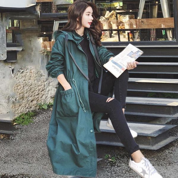 women's trench coats fashion plus size clothing 2021 spring autumn long casual hooded loose windbreaker coat b455, Tan;black
women's trench coats fashion plus size clothing 2021 spring autumn long casual hooded loose windbreaker coat b455, Tan;black