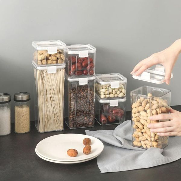 storage bottles & jars transparent sealed jar plastic kitchen box grain containers organizer airtight pantry can gadget
storage bottles & jars transparent sealed jar plastic kitchen box grain containers organizer airtight pantry can gadget