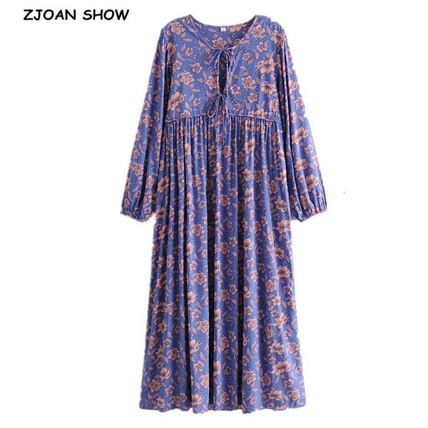 casual dresses 2021 spring bohemia bandage lacing up collar blue floral print dress boho woman long sleeve ankle length holiday be, Black;gray
casual dresses 2021 spring bohemia bandage lacing up collar blue floral print dress boho woman long sleeve ankle length holiday be, Black;gray