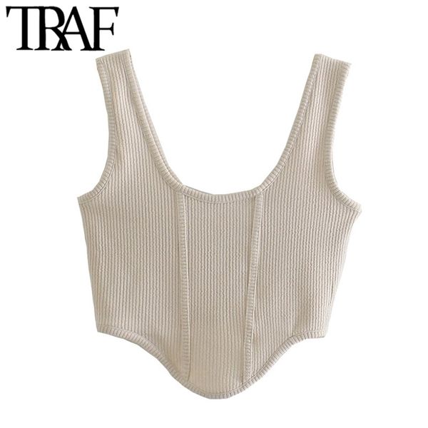 traf women fashion fitted slim asymmetry ribbed knit tank vintage backless wide straps female camis mujer 210705, White
traf women fashion fitted slim asymmetry ribbed knit tank vintage backless wide straps female camis mujer 210705, White