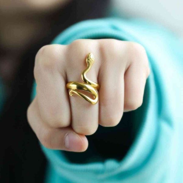 trendy korean style metal snake shaped ring punk hip-hop women men unique irregular index finger ring jewelry accessories gifts g1125, Slivery;golden
trendy korean style metal snake shaped ring punk hip-hop women men unique irregular index finger ring jewelry accessories gifts g1125, Slivery;golden