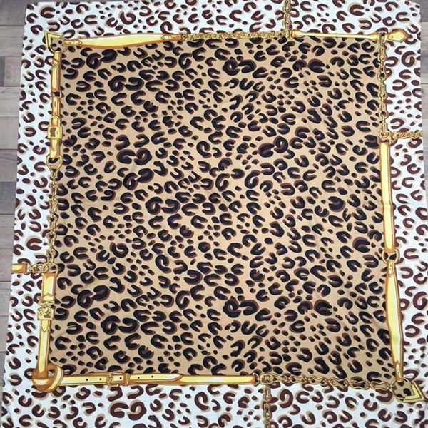 scarves woman fashion silk scarf flower leopard print 130*130 big square decoration wife gift headscarf shawl, Blue;gray
scarves woman fashion silk scarf flower leopard print 130*130 big square decoration wife gift headscarf shawl, Blue;gray