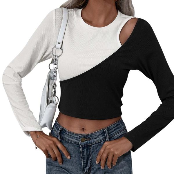 women's blouses & shirts fashion blouse loose o-neck splicing hollowout casual autumn ladies female women long sleeve blusas p, White
women's blouses & shirts fashion blouse loose o-neck splicing hollowout casual autumn ladies female women long sleeve blusas p, White