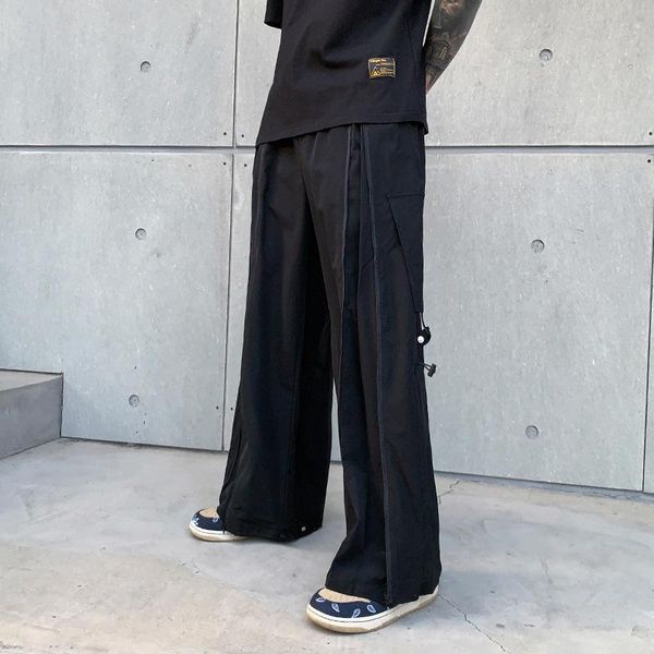men's pants spring and summer casual male functional fengri youth straight fashion overalls, Black
men's pants spring and summer casual male functional fengri youth straight fashion overalls, Black
