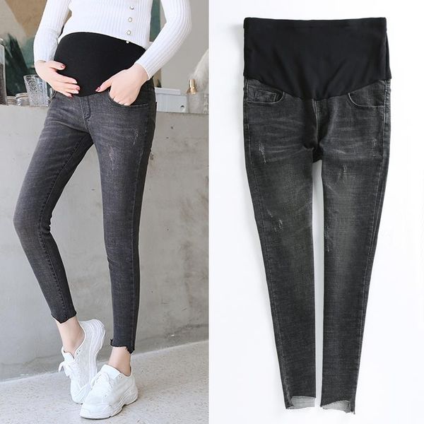 maternity bottoms pregnant women pants jeans spring and autumn style ripped leg nine - cent trousers, White
maternity bottoms pregnant women pants jeans spring and autumn style ripped leg nine - cent trousers, White