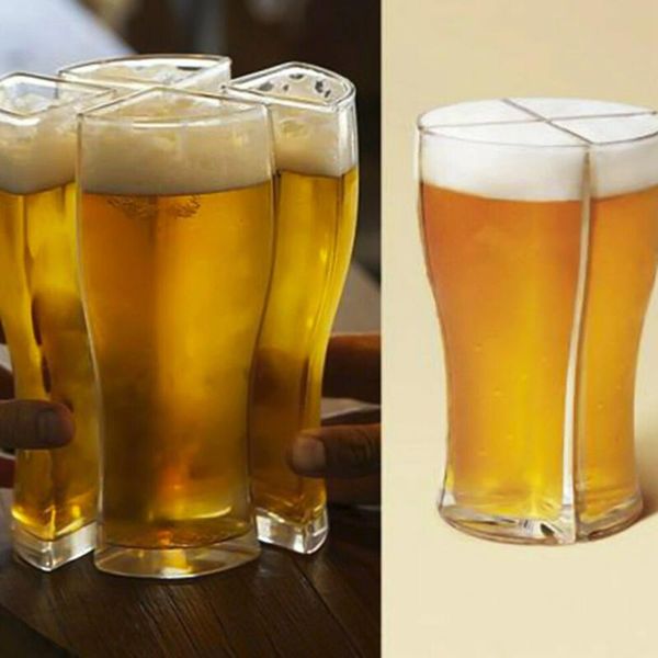 mugs 4 in 1 beer glasses mug cup separable part large capacity thick glass transparent for club bar party home decor
mugs 4 in 1 beer glasses mug cup separable part large capacity thick glass transparent for club bar party home decor