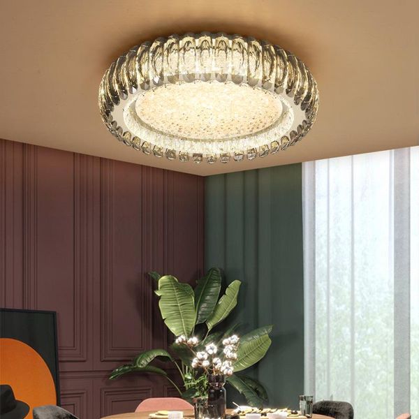ceiling lights bedroom crystal lamp led modern simple restaurant round light luxury style
ceiling lights bedroom crystal lamp led modern simple restaurant round light luxury style