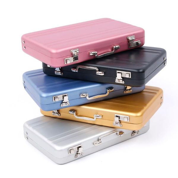 wallets creative casual business card case stainless steel aluminum holder metal box cover credit men wallet, Red;black
wallets creative casual business card case stainless steel aluminum holder metal box cover credit men wallet, Red;black