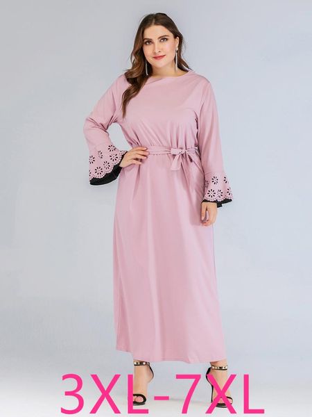 casual dresses spring autumn plus size long dress for women large loose sleeve elegant o neck belt pink 4xl 5xl 6xl 7xl, Black;gray
casual dresses spring autumn plus size long dress for women large loose sleeve elegant o neck belt pink 4xl 5xl 6xl 7xl, Black;gray