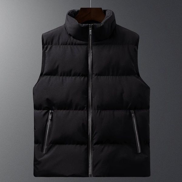 women's vests 2021 autumn and winter men's korean thick down cotton vest to keep warm sleeveless jacket, Black;white
women's vests 2021 autumn and winter men's korean thick down cotton vest to keep warm sleeveless jacket, Black;white
