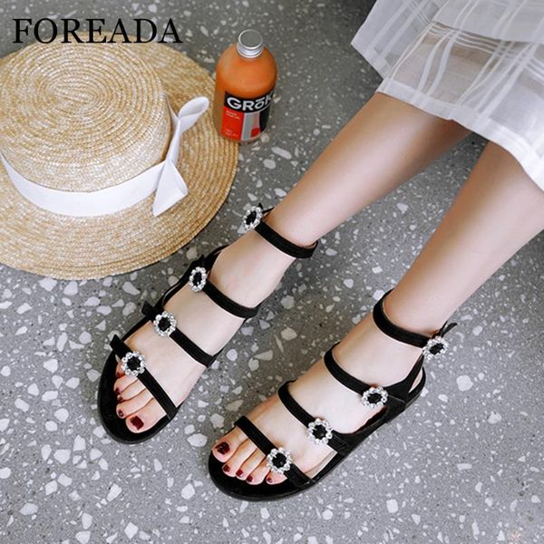 summer gladiator shoes women sandals crystal buckle flat cow suede flower open toe female large size 33-43, Black
summer gladiator shoes women sandals crystal buckle flat cow suede flower open toe female large size 33-43, Black