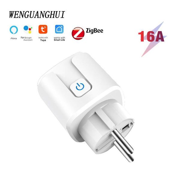 smart power plugs wifi plug 16a eu adaptor wireless remote voice control monitor outlet timer socket for alexa/tuya app google home
smart power plugs wifi plug 16a eu adaptor wireless remote voice control monitor outlet timer socket for alexa/tuya app google home