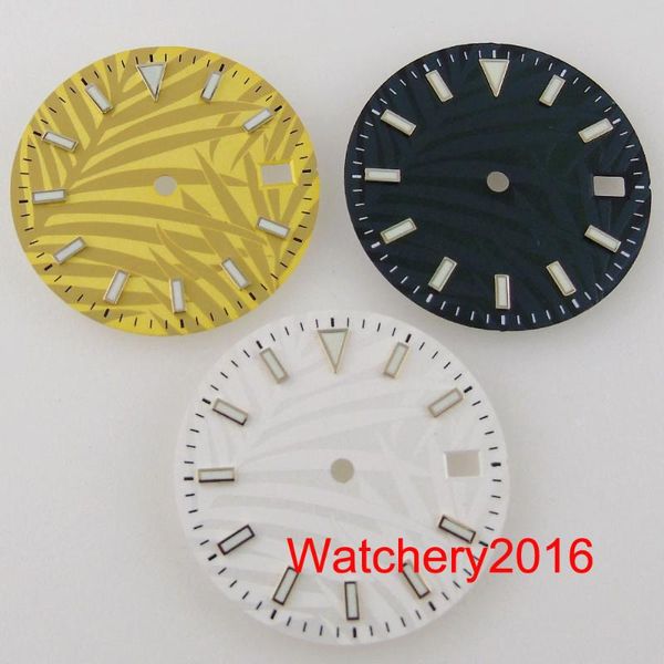 repair tools & kits nologo 29mm gold/white/black green luminous index stainless steel date window leaf pattern watch dial fit nh35a m
repair tools & kits nologo 29mm gold/white/black green luminous index stainless steel date window leaf pattern watch dial fit nh35a m