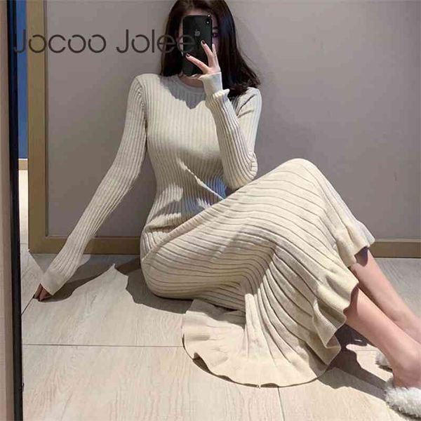winter thick mermaid maxi women o neck long sweater elegant female a-line slim knit dress 210416, Black;gray
winter thick mermaid maxi women o neck long sweater elegant female a-line slim knit dress 210416, Black;gray