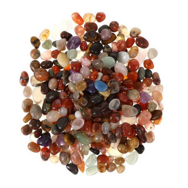 pack 500g tumbled gravel stones rocks pebbles landscape decor decorative objects & figurines
