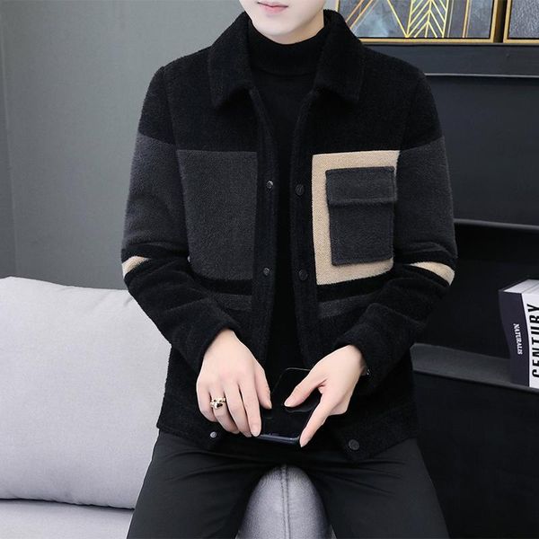men's vests gold mink thick knit jacket korean version of the trend handsome patchwork color casual coat autumn winter, Black;white
men's vests gold mink thick knit jacket korean version of the trend handsome patchwork color casual coat autumn winter, Black;white