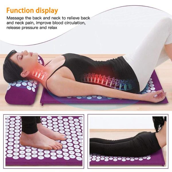 lotus acupuncture massage mat pillow set fitness yoga spiky cushion for therapy back neck pain relief sciatic muscle mats
lotus acupuncture massage mat pillow set fitness yoga spiky cushion for therapy back neck pain relief sciatic muscle mats