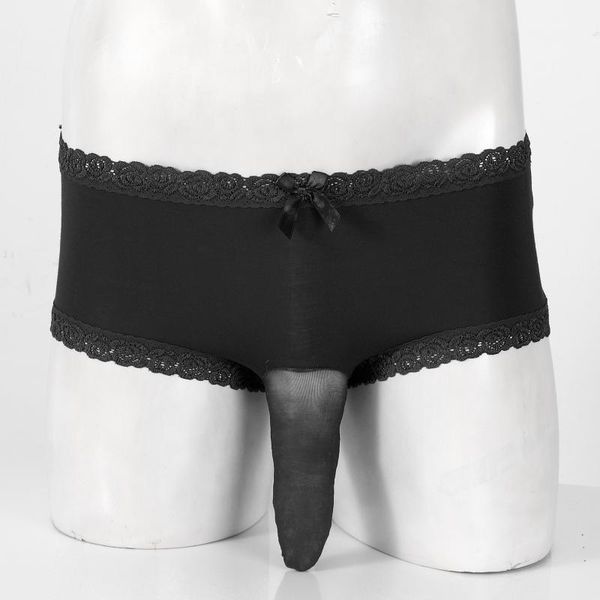 underpants mens lace trimming briefs see-through mesh patchwork boxer shorts lingerie sissy underwear bulge pouch mid waist, Black;white
underpants mens lace trimming briefs see-through mesh patchwork boxer shorts lingerie sissy underwear bulge pouch mid waist, Black;white