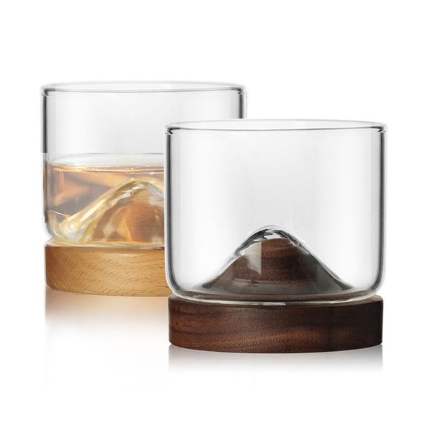 wine glasses transparent mountain whiskey glass with wood base heat resistant creative beer water tea cup set bar tableware wj11
wine glasses transparent mountain whiskey glass with wood base heat resistant creative beer water tea cup set bar tableware wj11