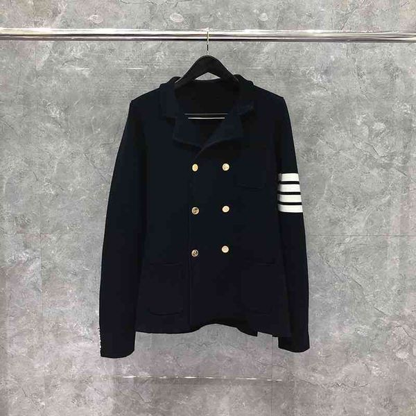 daizhiying tb double breasted knitted suit men's wool blended couple jacket suit coat, Black
daizhiying tb double breasted knitted suit men's wool blended couple jacket suit coat, Black