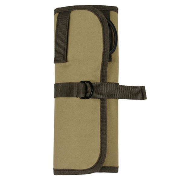 1pc canvas hanging bag picnic tableware container camping tool light brown storage bags
1pc canvas hanging bag picnic tableware container camping tool light brown storage bags