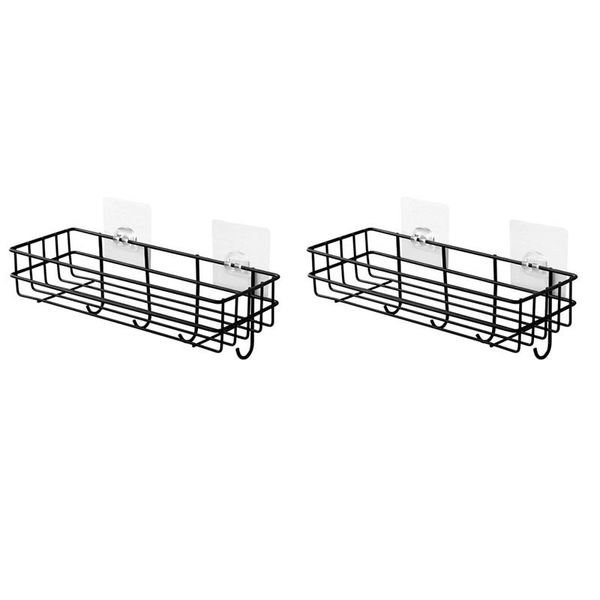 hooks & rails 2pcs toilet rack wall-mounted wrought iron bathroom towel punch shower gel storage
hooks & rails 2pcs toilet rack wall-mounted wrought iron bathroom towel punch shower gel storage