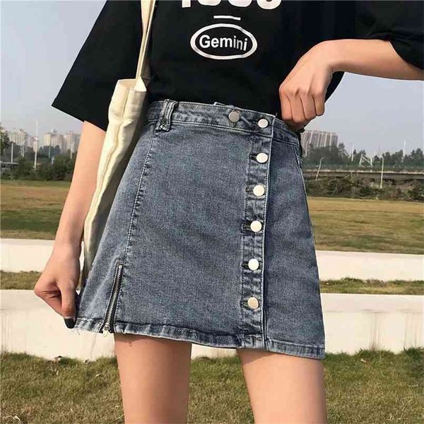 ashgaily denim skirts for women high waist slimming autumn spring buttons tweed wool mini skirt 210708, Black
ashgaily denim skirts for women high waist slimming autumn spring buttons tweed wool mini skirt 210708, Black