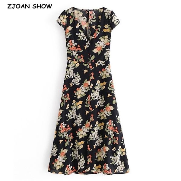 retro short sleeve floral print backless dress for woman hollow out back hem slit midi dresses holiday 210429, White
retro short sleeve floral print backless dress for woman hollow out back hem slit midi dresses holiday 210429, White