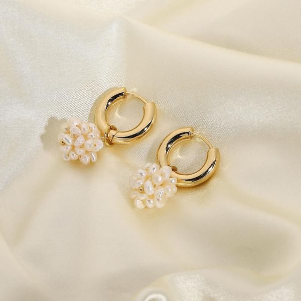 hoop & huggie baroque vintage freshwater pearl ball pendant earrings 18k gold plated copper circle earring for women jewelry, Golden;silver
hoop & huggie baroque vintage freshwater pearl ball pendant earrings 18k gold plated copper circle earring for women jewelry, Golden;silver