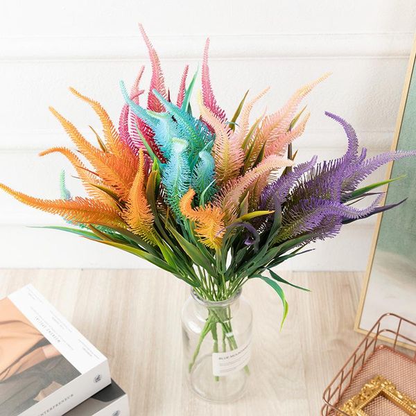 decorative flowers & wreaths 6 branchs artificial plants green orange bristlegrass for plant wall background wedding party home office
decorative flowers & wreaths 6 branchs artificial plants green orange bristlegrass for plant wall background wedding party home office