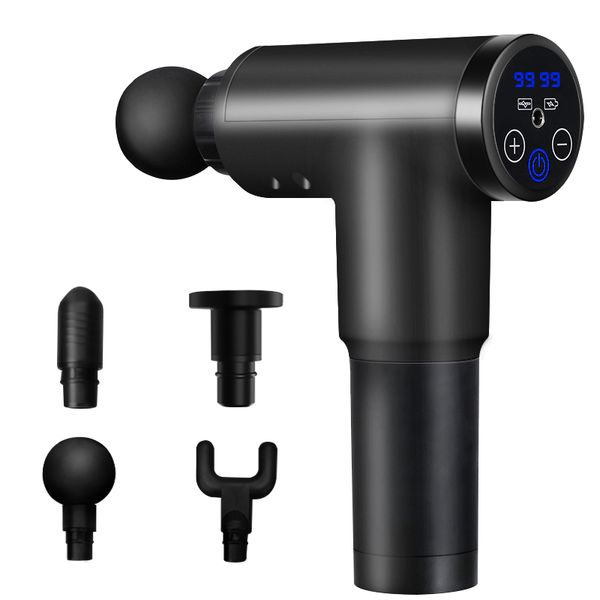 lcd display therapy massage gun 32 gears muscle massager pain sport massage machine relax body slimming relief with 4 heads
lcd display therapy massage gun 32 gears muscle massager pain sport massage machine relax body slimming relief with 4 heads