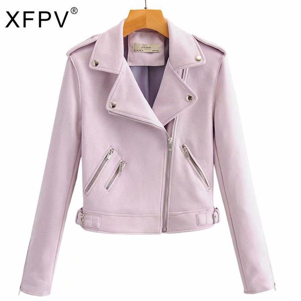 women's leather & faux xfpv arrival 2021 winter autumn women pu jackets casual lapel collar fashion slim long sleeve coat sm585, Black
women's leather & faux xfpv arrival 2021 winter autumn women pu jackets casual lapel collar fashion slim long sleeve coat sm585, Black