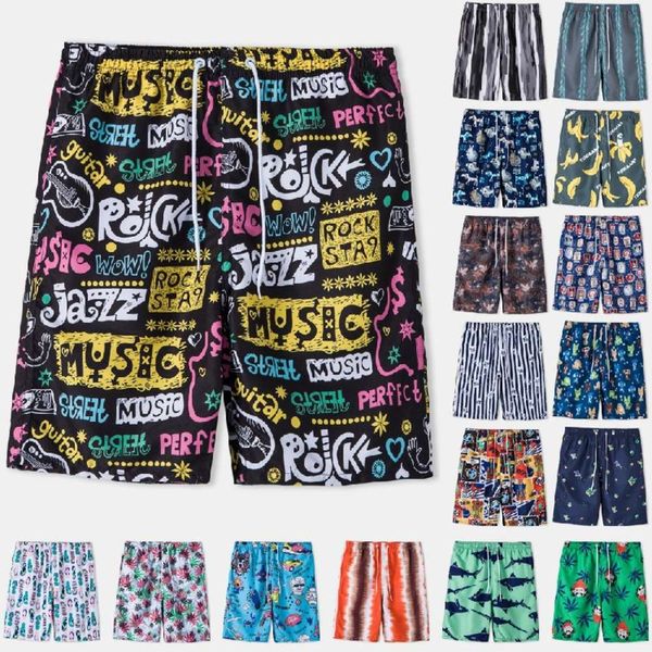 hawaiian series beach belt drawstring summer printed pants st combination, White;black
hawaiian series beach belt drawstring summer printed pants st combination, White;black
