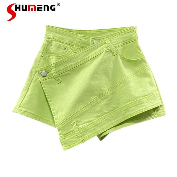 women's jeans denim shorts women 2021 summer fruit green high waist a- line skirts slim wide leg pantalones cortos de mujer, Blue
women's jeans denim shorts women 2021 summer fruit green high waist a- line skirts slim wide leg pantalones cortos de mujer, Blue