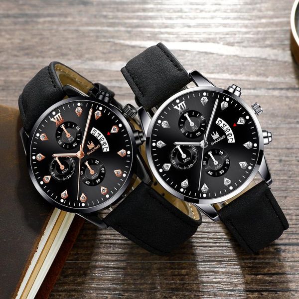 wristwatches 2021 relogio masculino watches men fashion sport stainless steel case leather strap watch quartz business wristwatch reloj homb, Slivery;brown
wristwatches 2021 relogio masculino watches men fashion sport stainless steel case leather strap watch quartz business wristwatch reloj homb, Slivery;brown