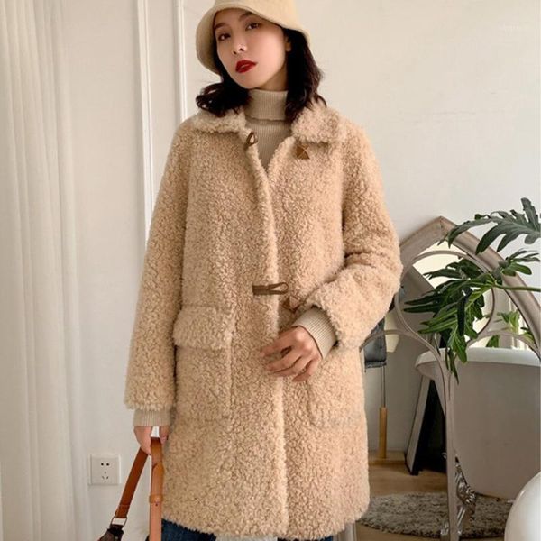women's wool & blends real fur coat oversize natural lamb long short coats female winter jackets outerwear womens trench, Black
women's wool & blends real fur coat oversize natural lamb long short coats female winter jackets outerwear womens trench, Black