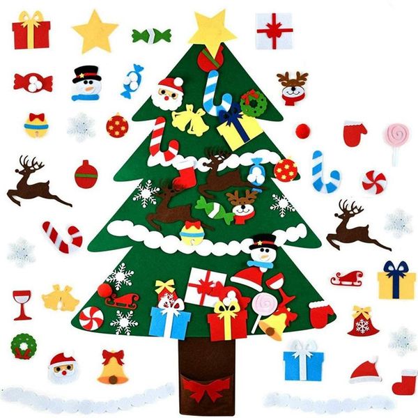 christmas decorations diy felt tree set with ornaments for kids, home door wall hanging toddlers
christmas decorations diy felt tree set with ornaments for kids, home door wall hanging toddlers