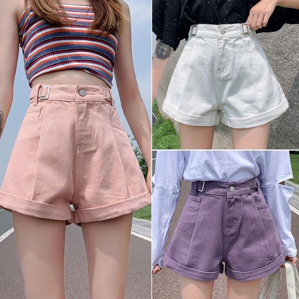 women's jeans shorts women summer all-match high waist short denim 2021 fashion korean style vintage casual woman, Blue
women's jeans shorts women summer all-match high waist short denim 2021 fashion korean style vintage casual woman, Blue