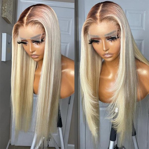 lace wigs 26 inch long 180% density ombre blonde straight 13x6 front wig with babyhair brazilian human remy for black women 613 daily, Black;brown
lace wigs 26 inch long 180% density ombre blonde straight 13x6 front wig with babyhair brazilian human remy for black women 613 daily, Black;brown