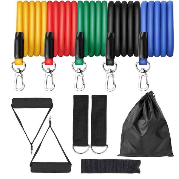 11pcs exercise resistance bands set expander yaga pull rope gym training fitness band home workout with door anchor ankle strap
11pcs exercise resistance bands set expander yaga pull rope gym training fitness band home workout with door anchor ankle strap