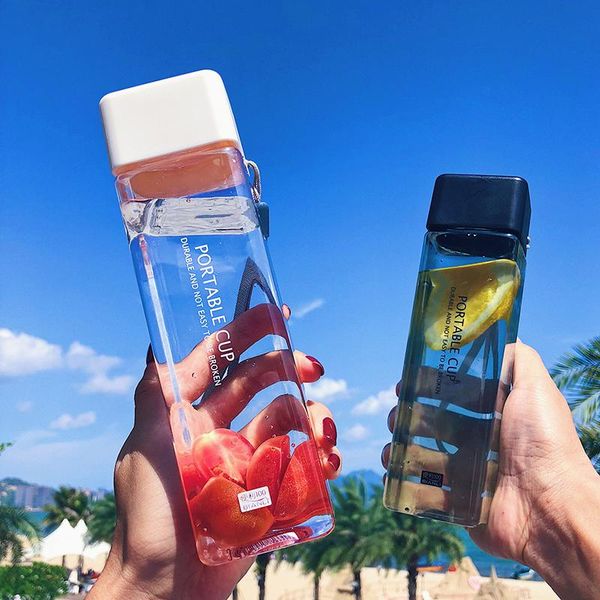 water bottles square simple bottle portable plastic personality transparent leakproof office school cool ice drink
water bottles square simple bottle portable plastic personality transparent leakproof office school cool ice drink